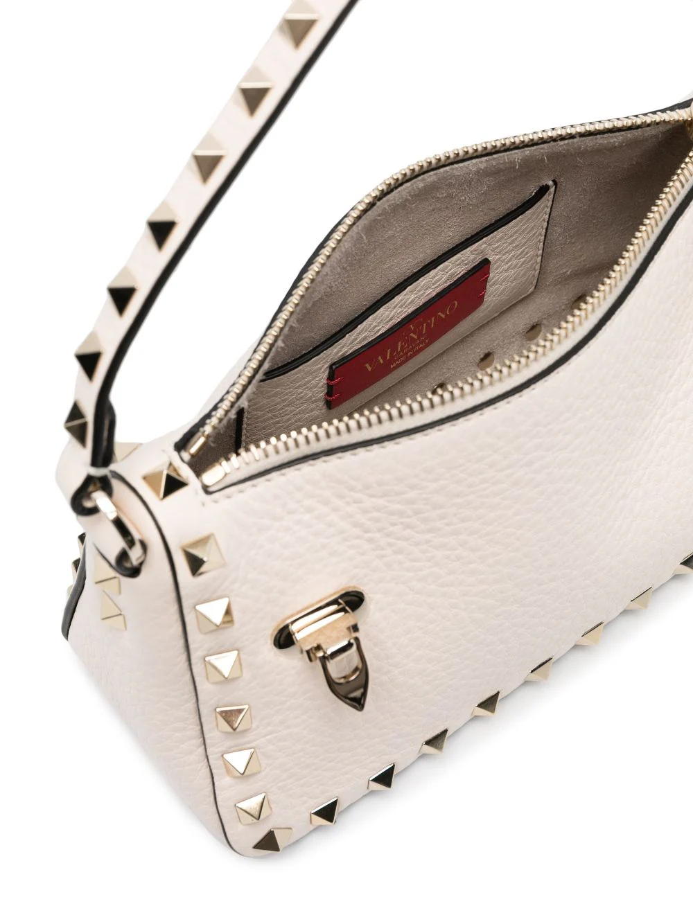 VALENTINO GARAVANI Mini Grained Calfskin Shoulder Handbag