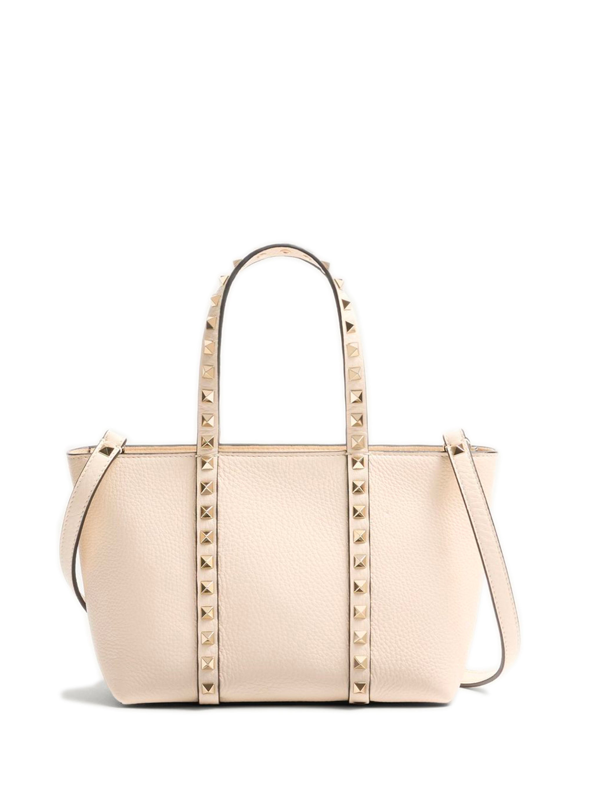 VALENTINO GARAVANI Mini Rockstud Small Shopping Handbag