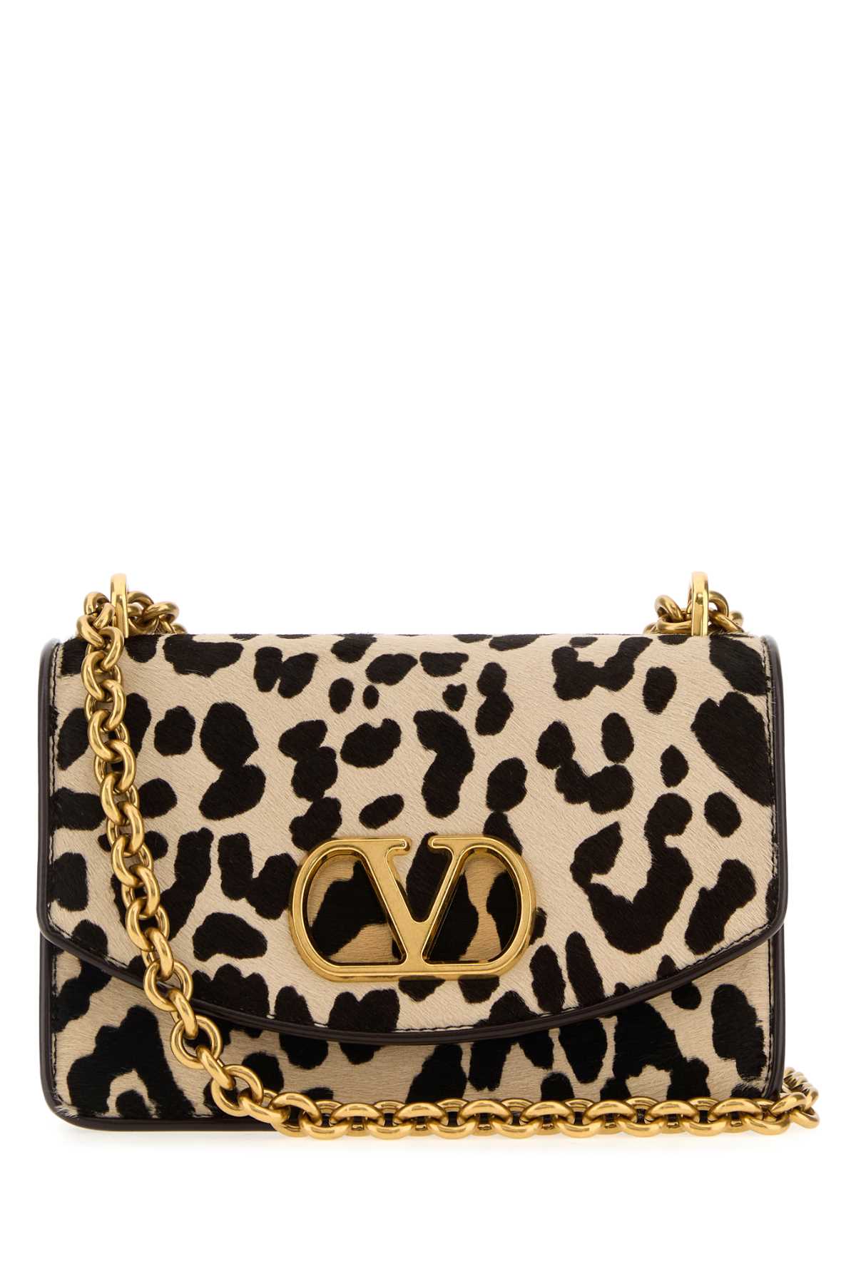 VALENTINO GARAVANI Mini Shoulder Handbag in Pony-Effect Calfskin