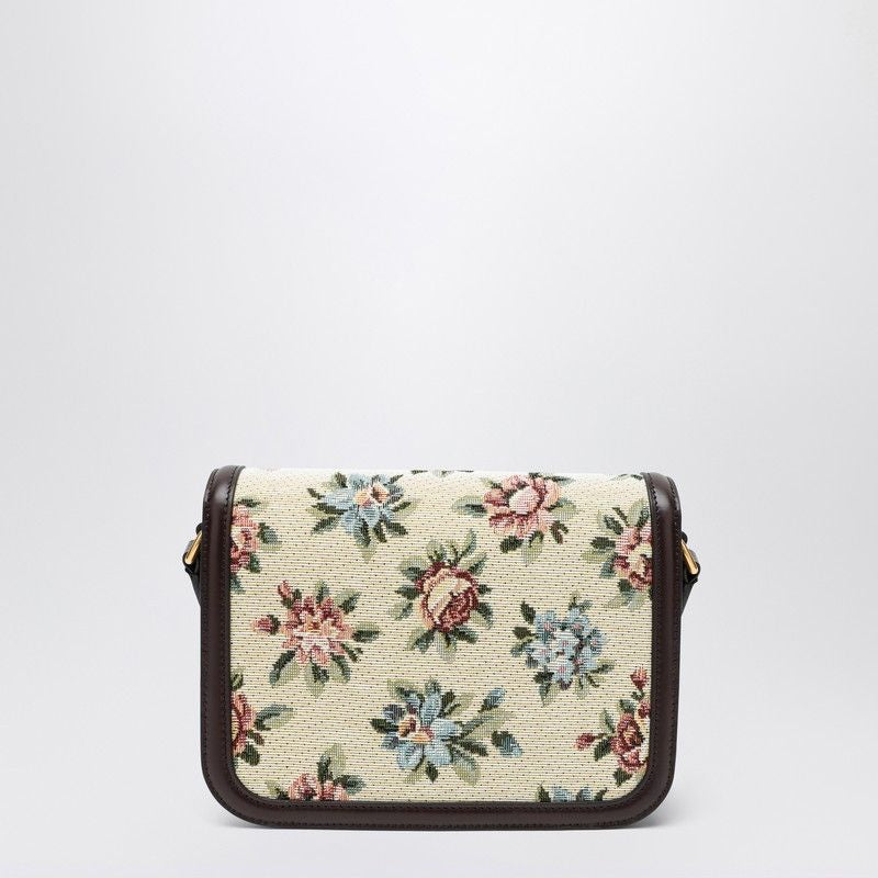 VALENTINO GARAVANI Embroidered Fabric Mini Crossbody Handbag