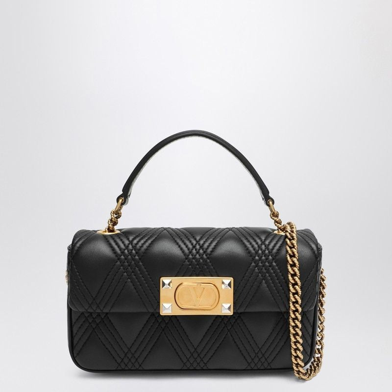 VALENTINO GARAVANI Mini Quilted Shoulder Handbag with Chain Strap