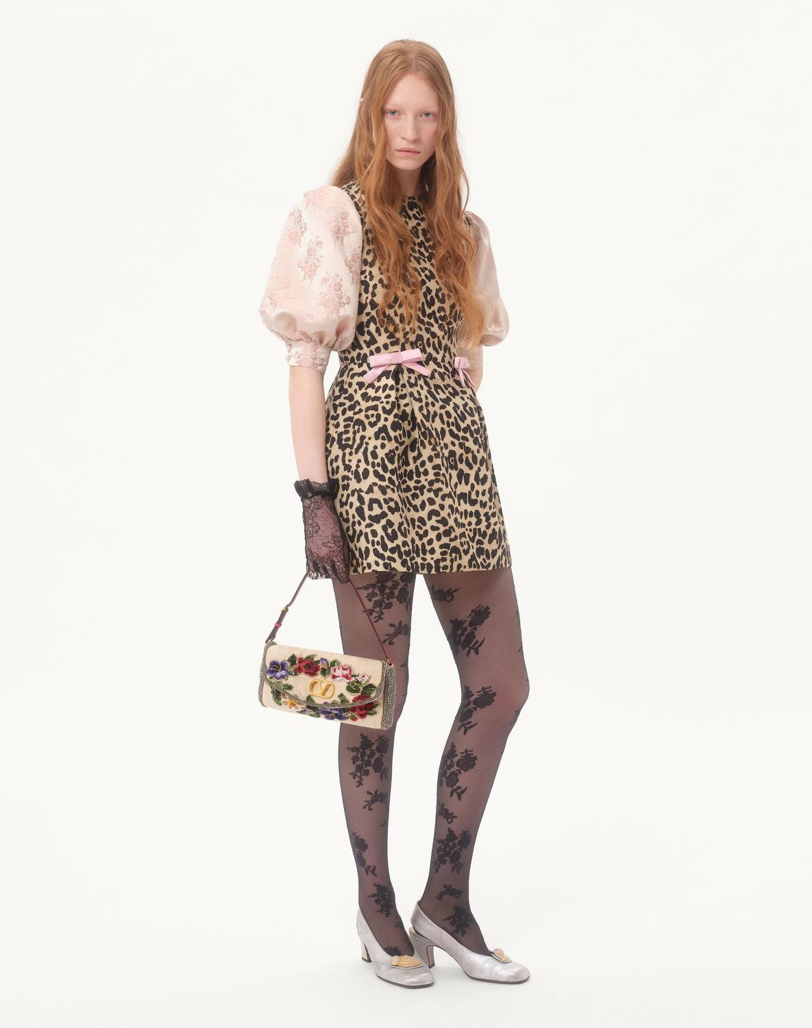 VALENTINO Handheld Vlogo Clutch Bag with Foldover Top