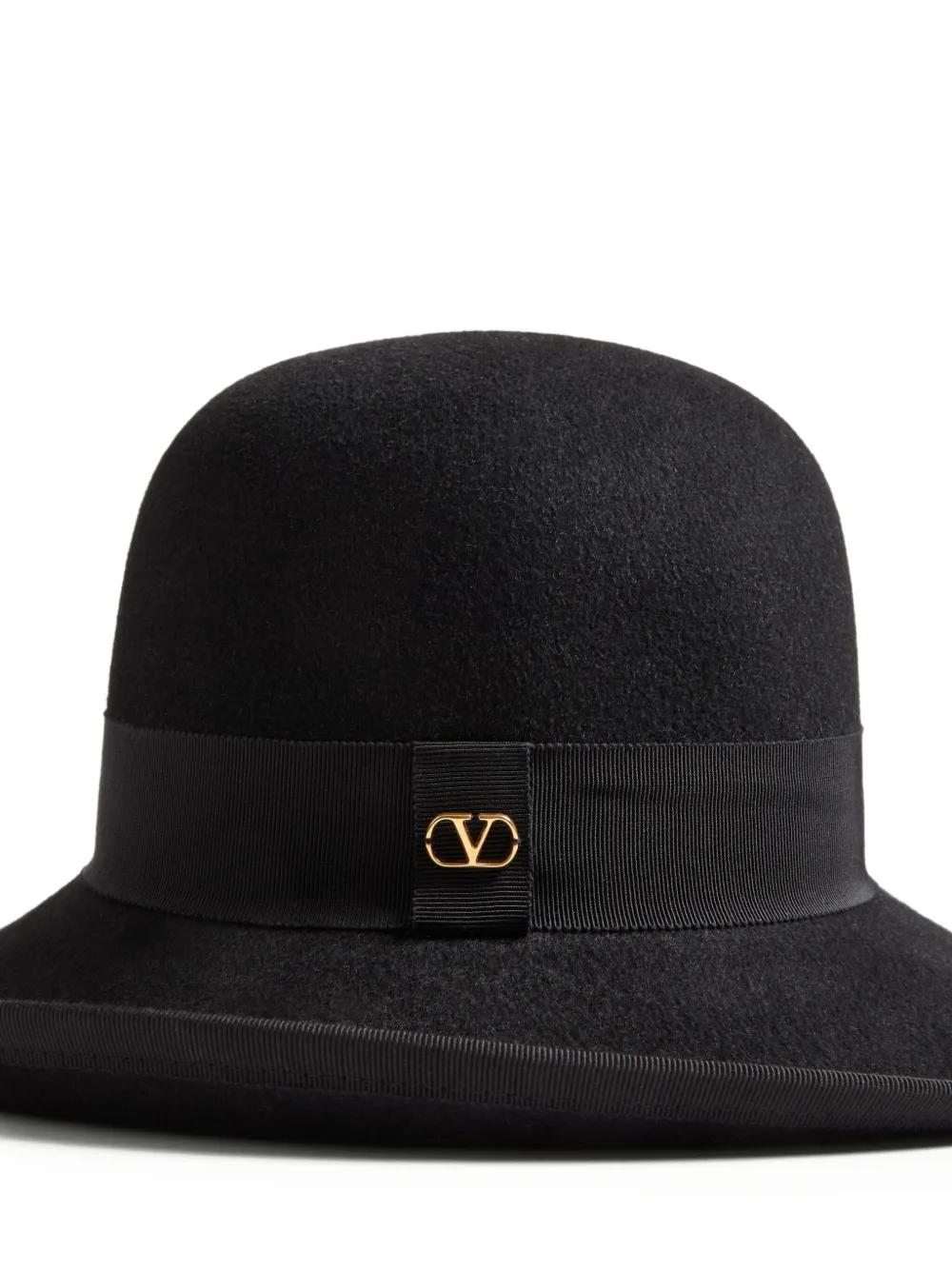VALENTINO Wide-Brimmed Felt Hat