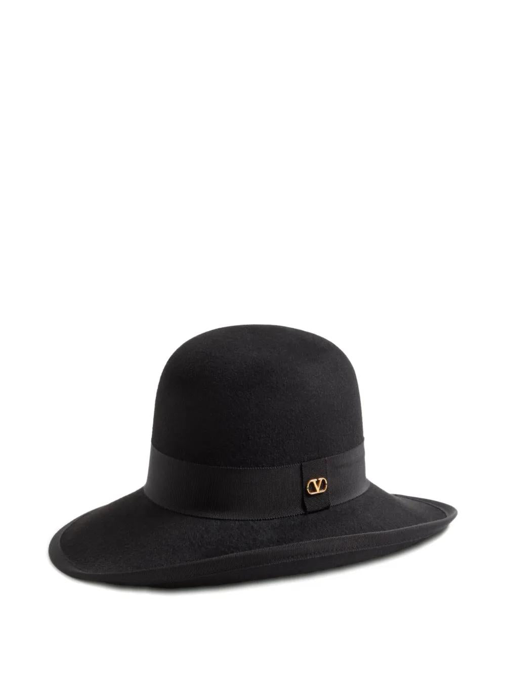 VALENTINO Wide-Brimmed Felt Hat