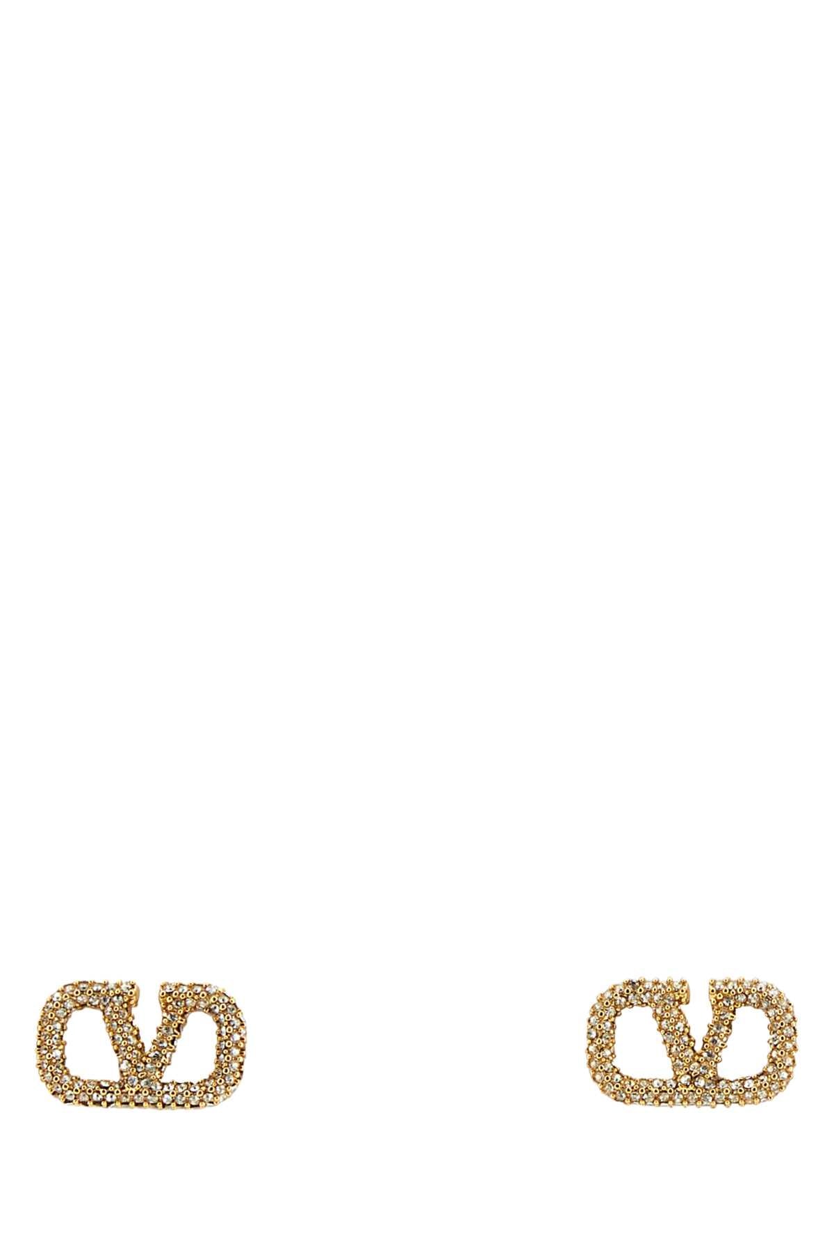 VALENTINO GARAVANI Mini Vlogo Signature Earrings with Swarovski Crystals