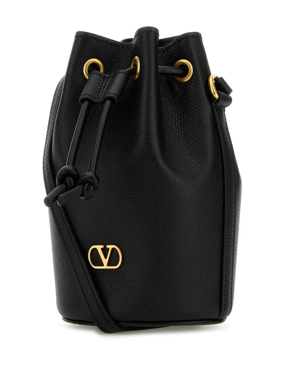VALENTINO GARAVANI Mini Drawstring Clutch - Vlogo Style