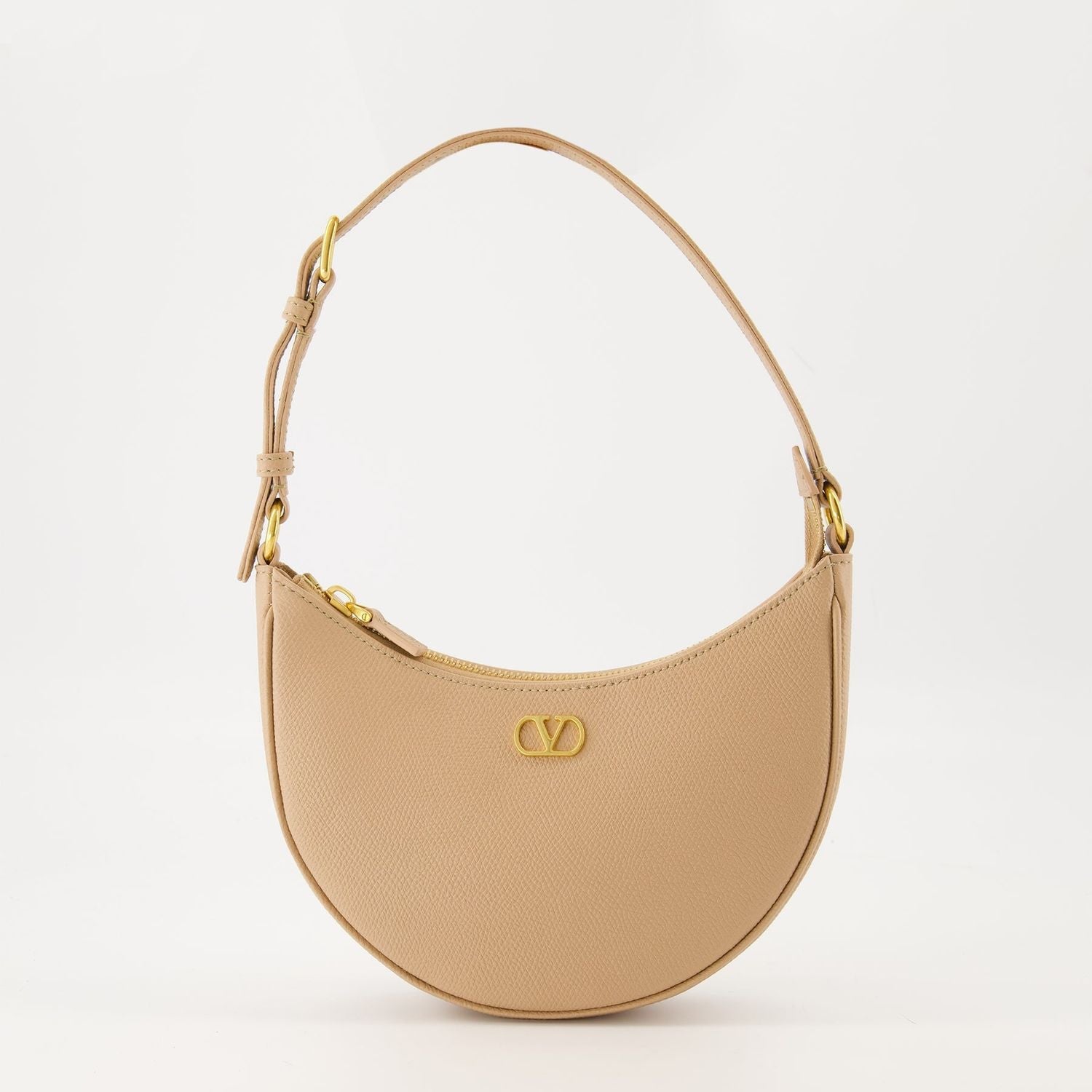 VALENTINO Mini Hobo Handbag with Signature Detail