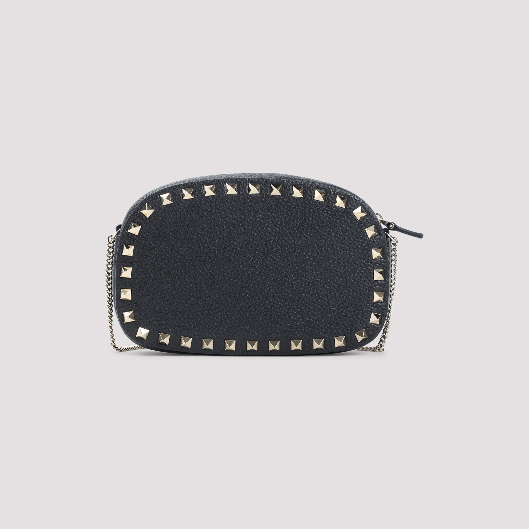 VALENTINO GARAVANI Mini Shoulder Handbag with Platinum-Finish Studs