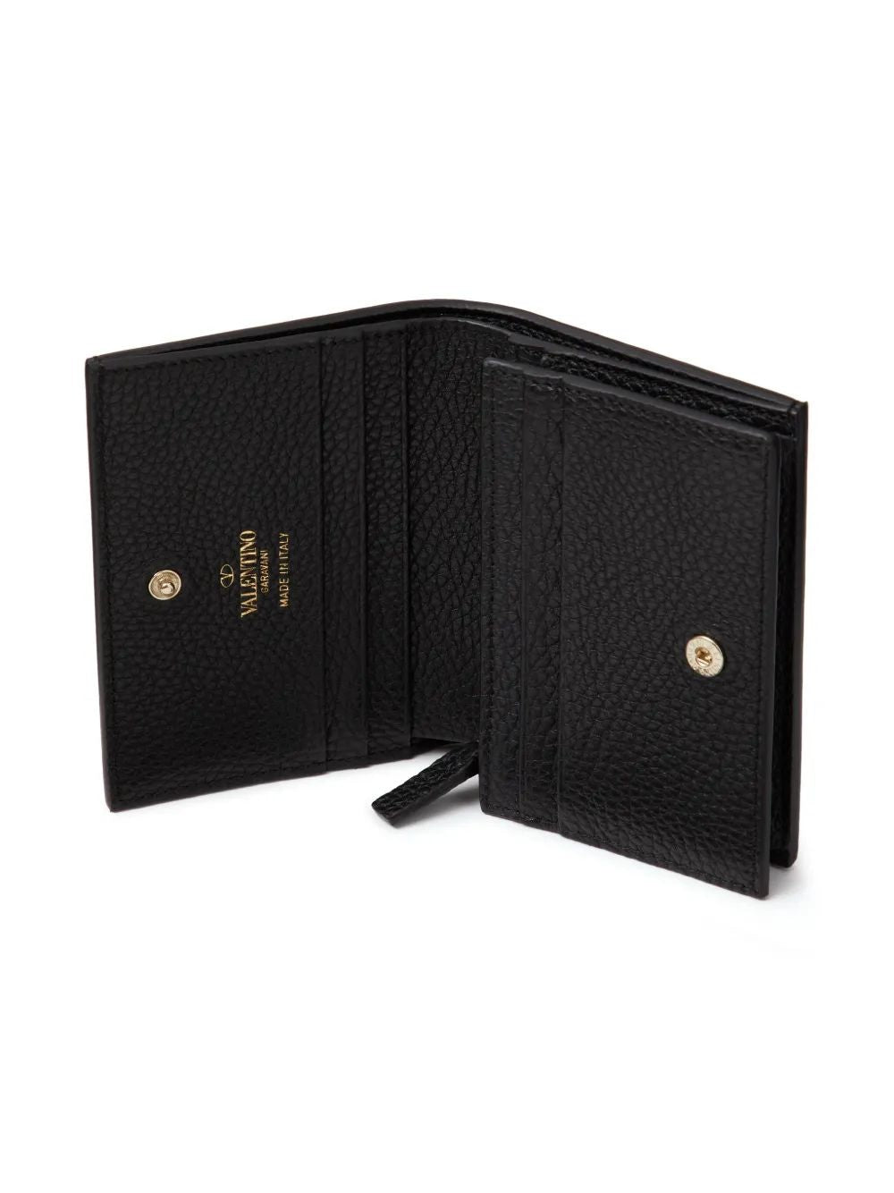 VALENTINO Mini Flap French Wallet with Rockstud Detail