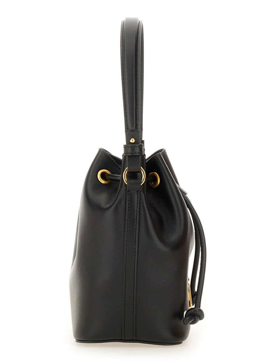 VALENTINO GARAVANI Mini Bucket Handbag with Signature Detail