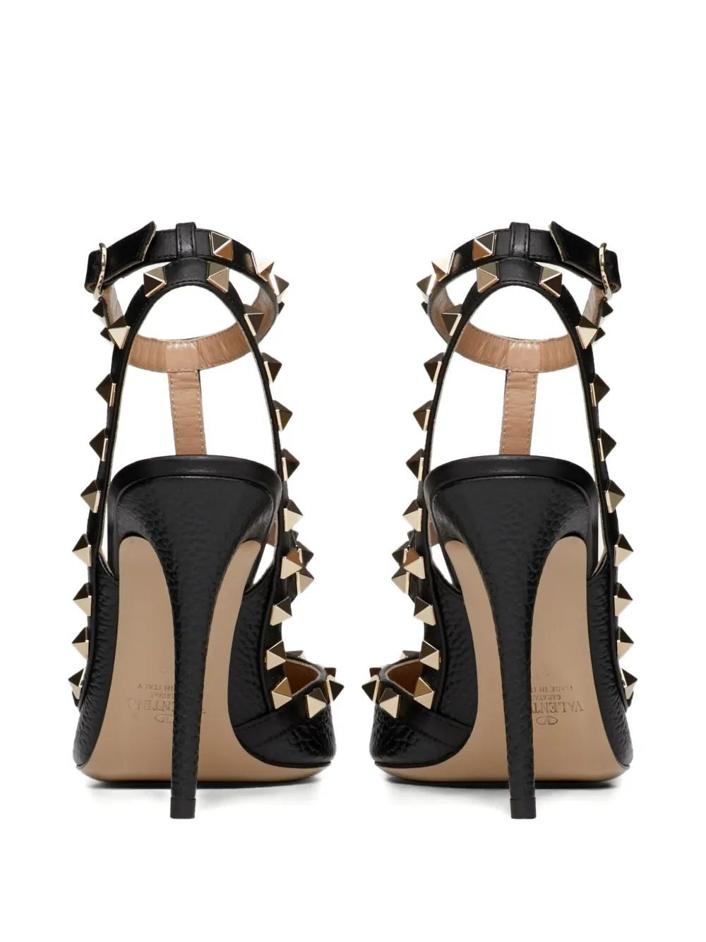 VALENTINO Ankle Strap Rockstud Pumps T. 100