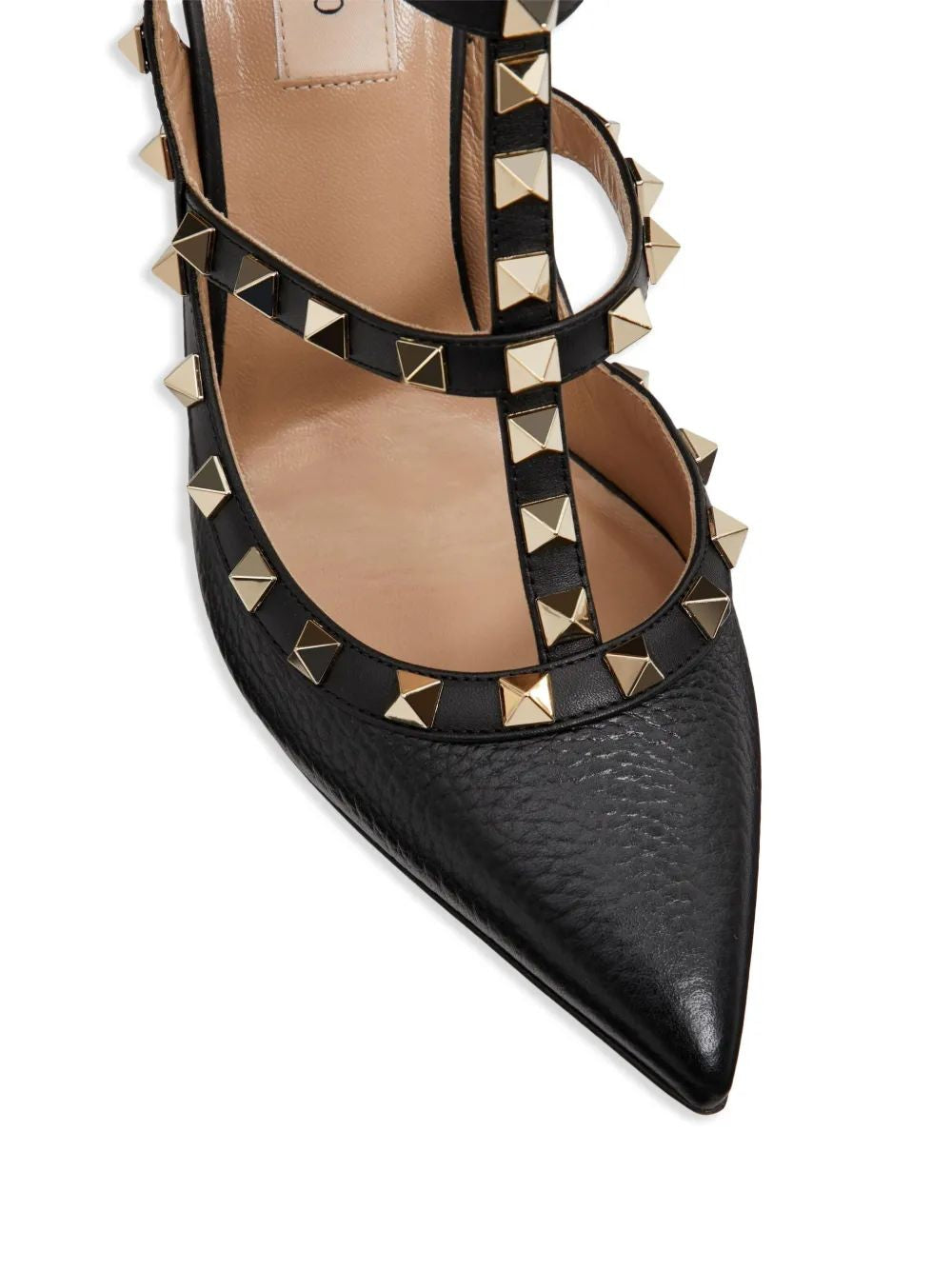 VALENTINO Ankle Strap Rockstud Pumps T. 100