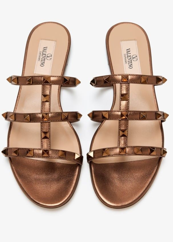 VALENTINO Rockstud Slide Sandals - Women’s
