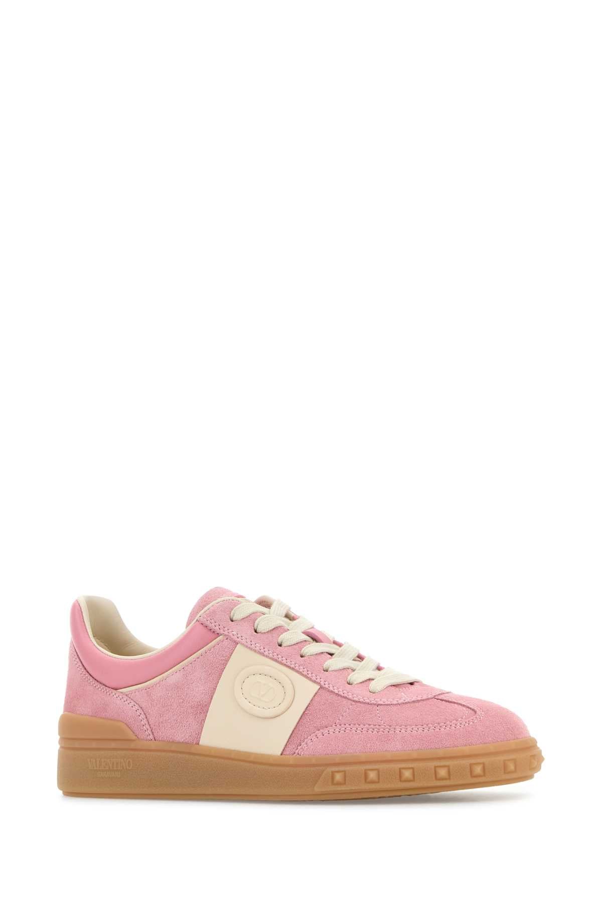 VALENTINO GARAVANI Multicolor Suede Upvillage Sneakers for Women