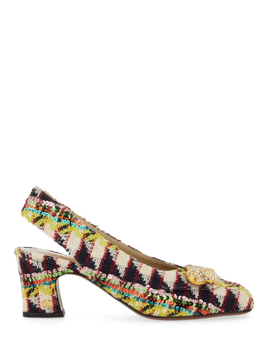 VALENTINO GARAVANI Multicolour Textured Sandals for Women