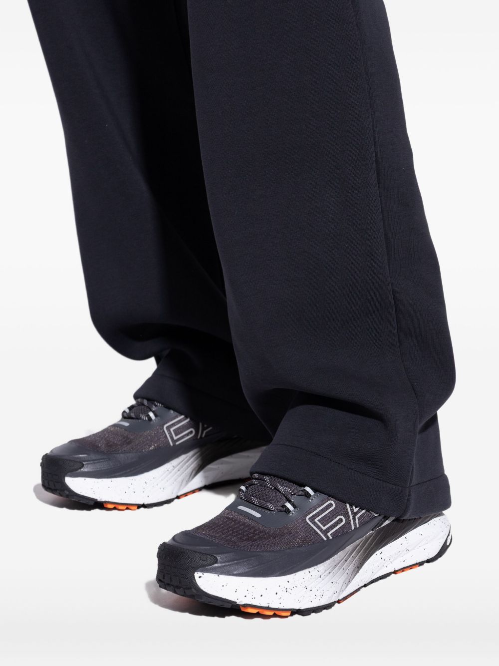 EA7 Speckled Lace-Up Sneakers for Men