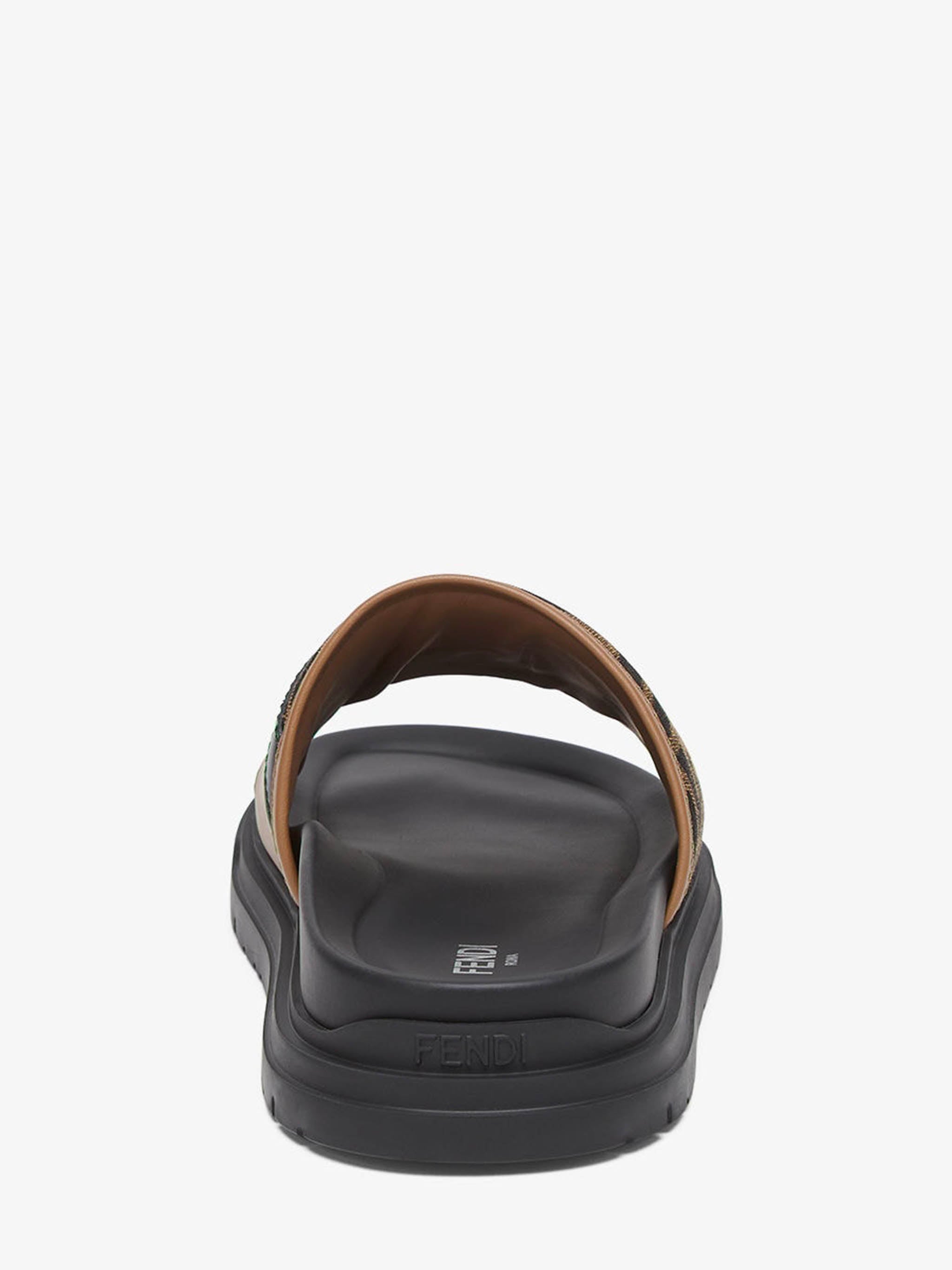 FENDI Diagonal Slide Sandals for Men