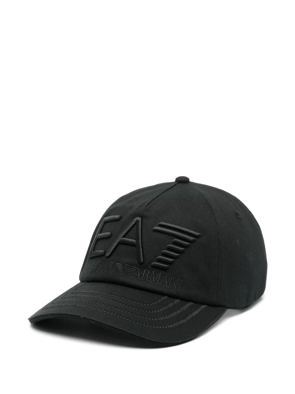 EA7 Logo-Embroidered Baseball Cap for Men