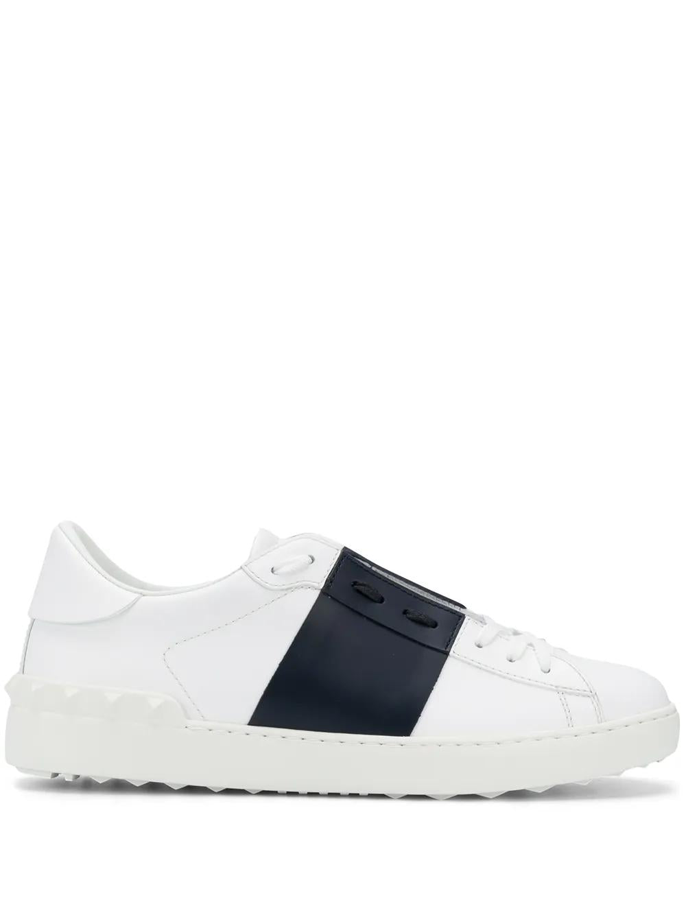 VALENTINO Leather Panel Sneaker for Men