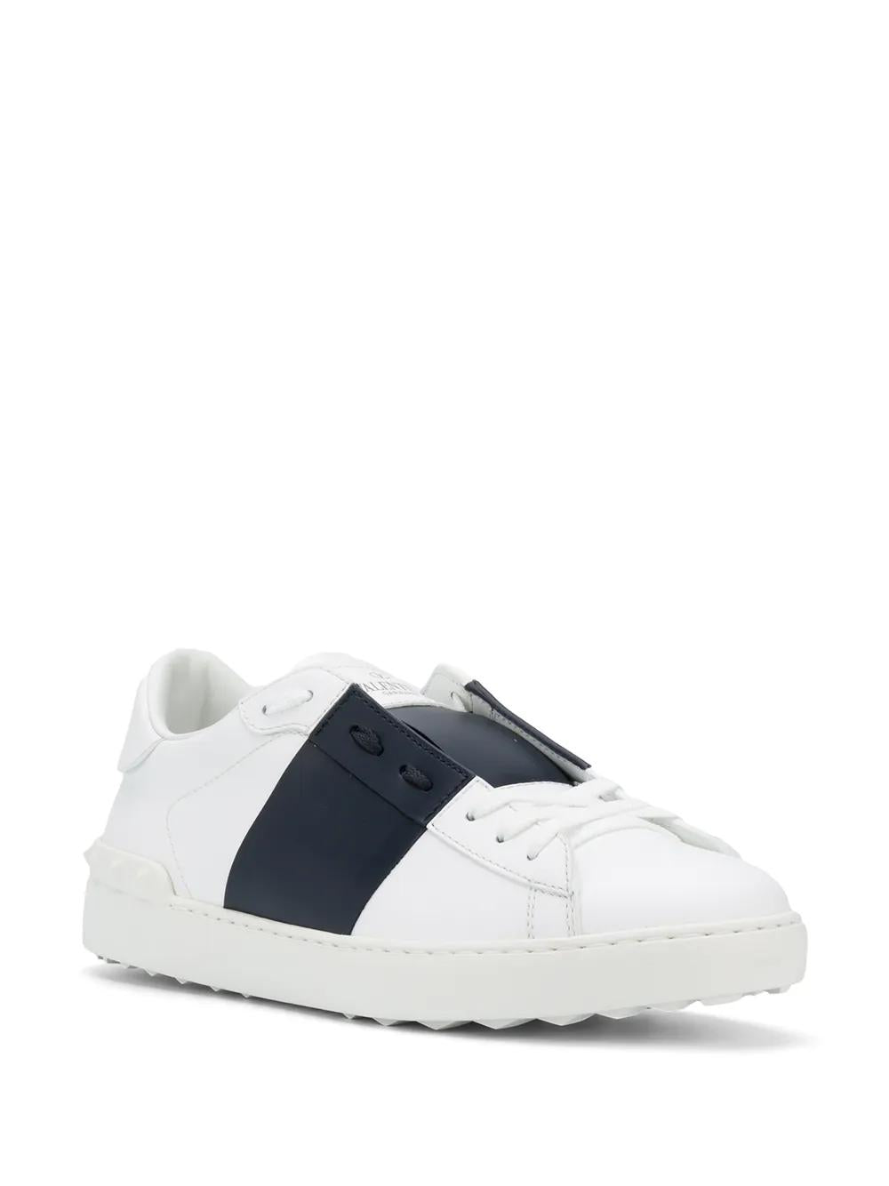 VALENTINO Leather Panel Sneaker for Men