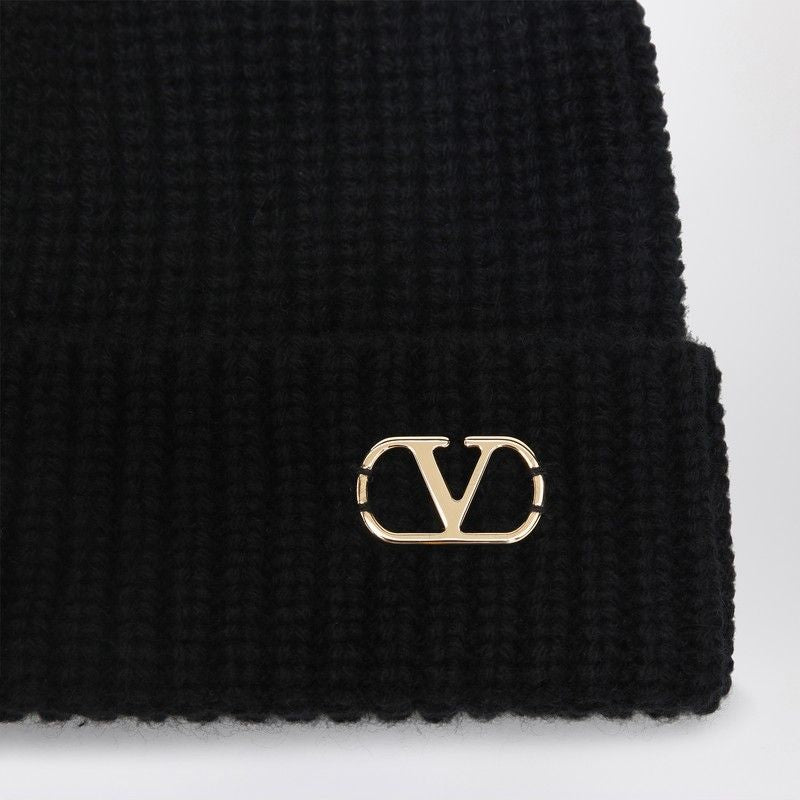 VALENTINO GARAVANI Signature Cashmere Beanie for Men