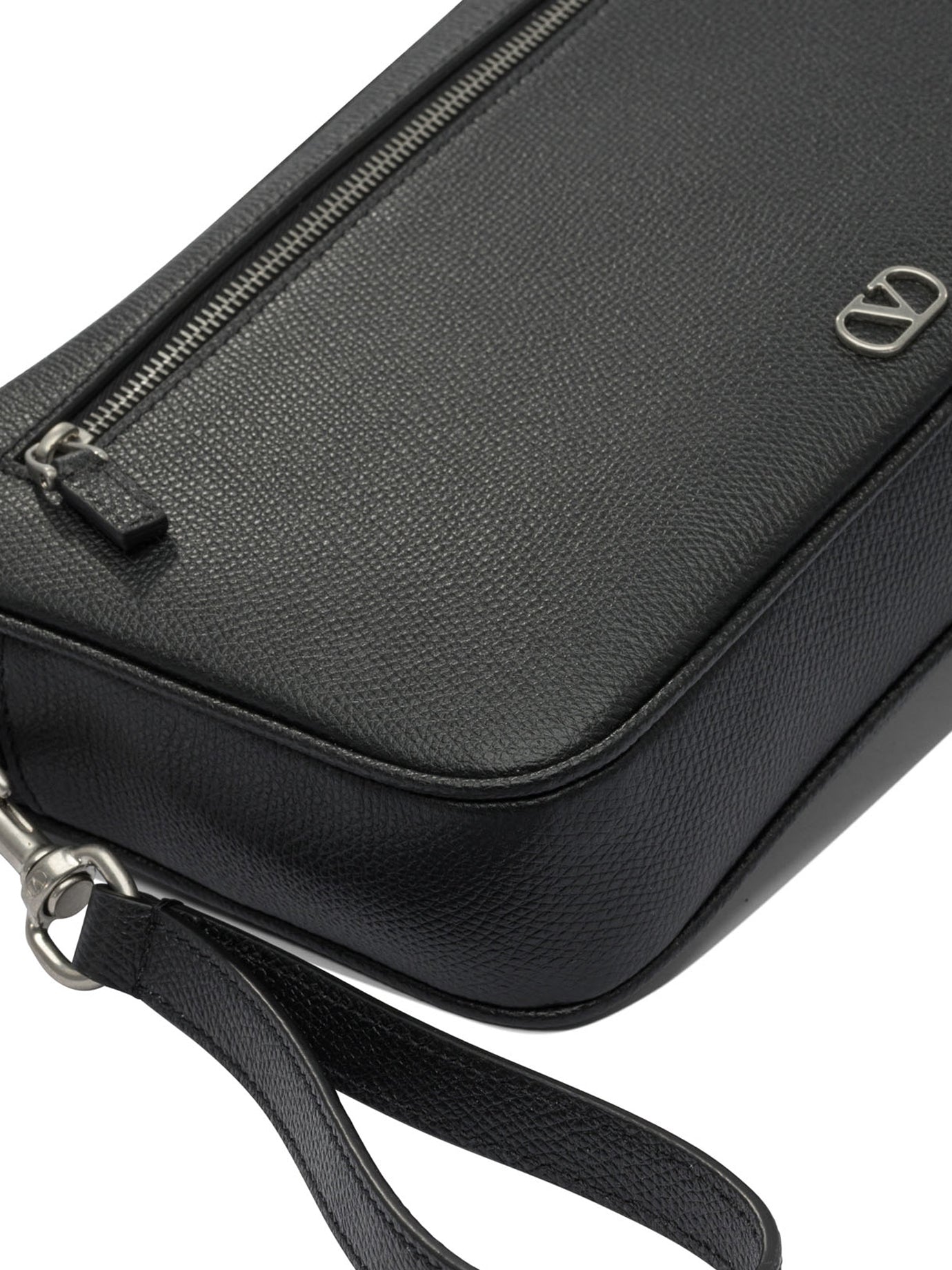 VALENTINO GARAVANI Mini Leather Pouch Handbag 24X15X4 CM