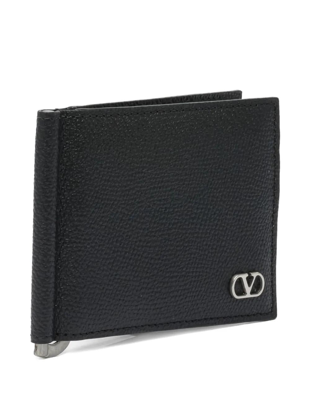 VALENTINO GARAVANI Mini Bi-Fold Vlogo Wallet with Clip