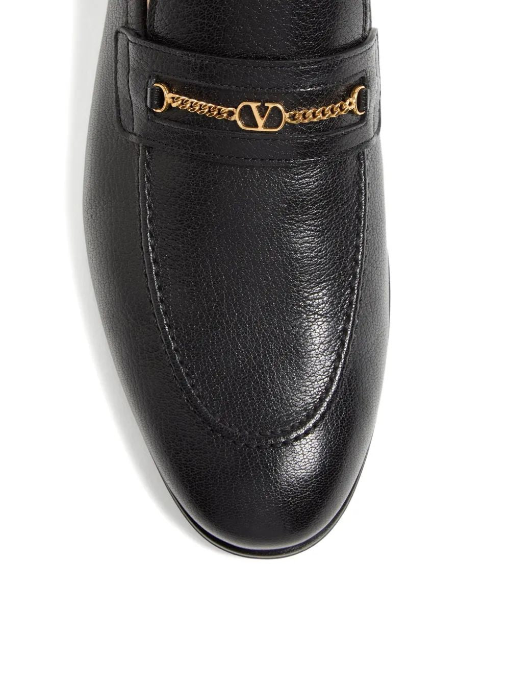 VALENTINO GARAVANI Signature Loafer with Antique Brass Charm (2CM Heel)