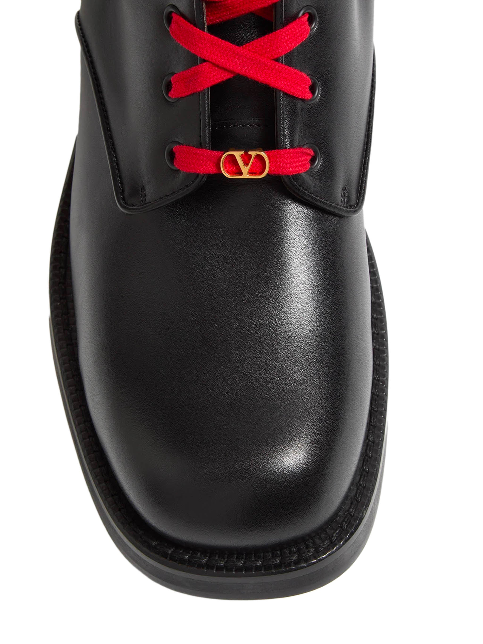 VALENTINO GARAVANI Premium Calfskin Ankle Boots for Men