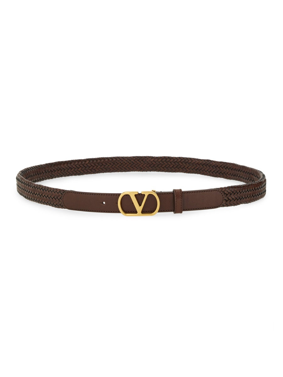 VALENTINO GARAVANI Signature Weave Belt for Men