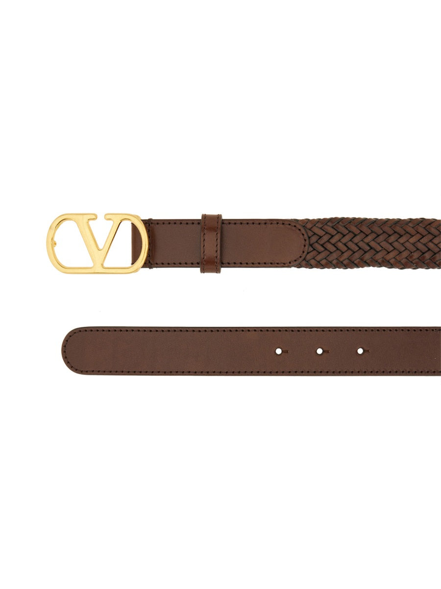 VALENTINO GARAVANI Signature Weave Belt for Men