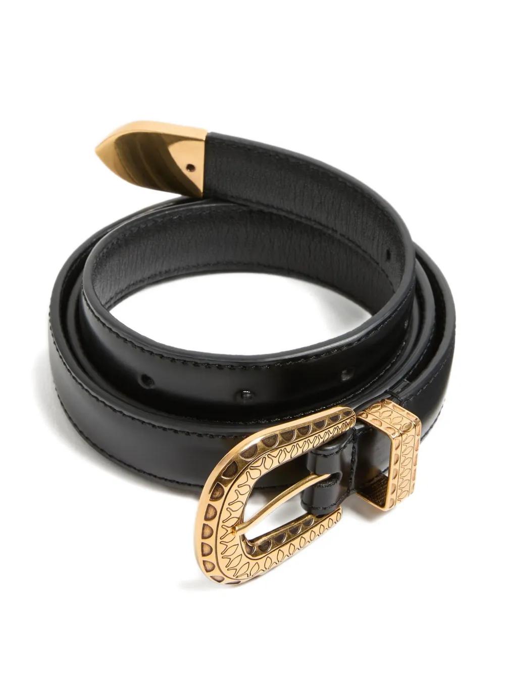 VALENTINO GARAVANI Classic Leather Belt for Men - FW25 Collection