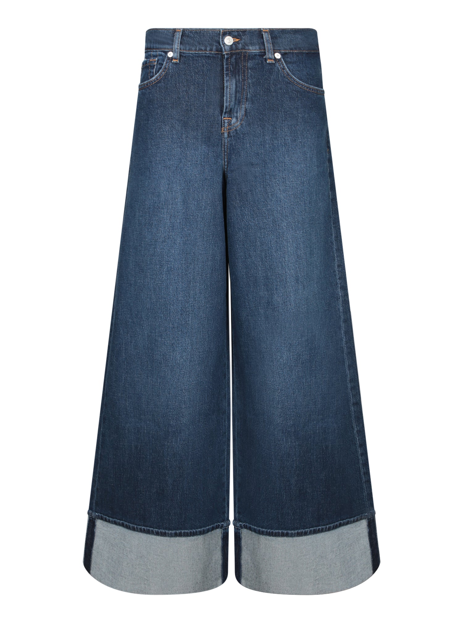 7 FOR ALL MANKIND High-Waisted Wide-Leg Jeans