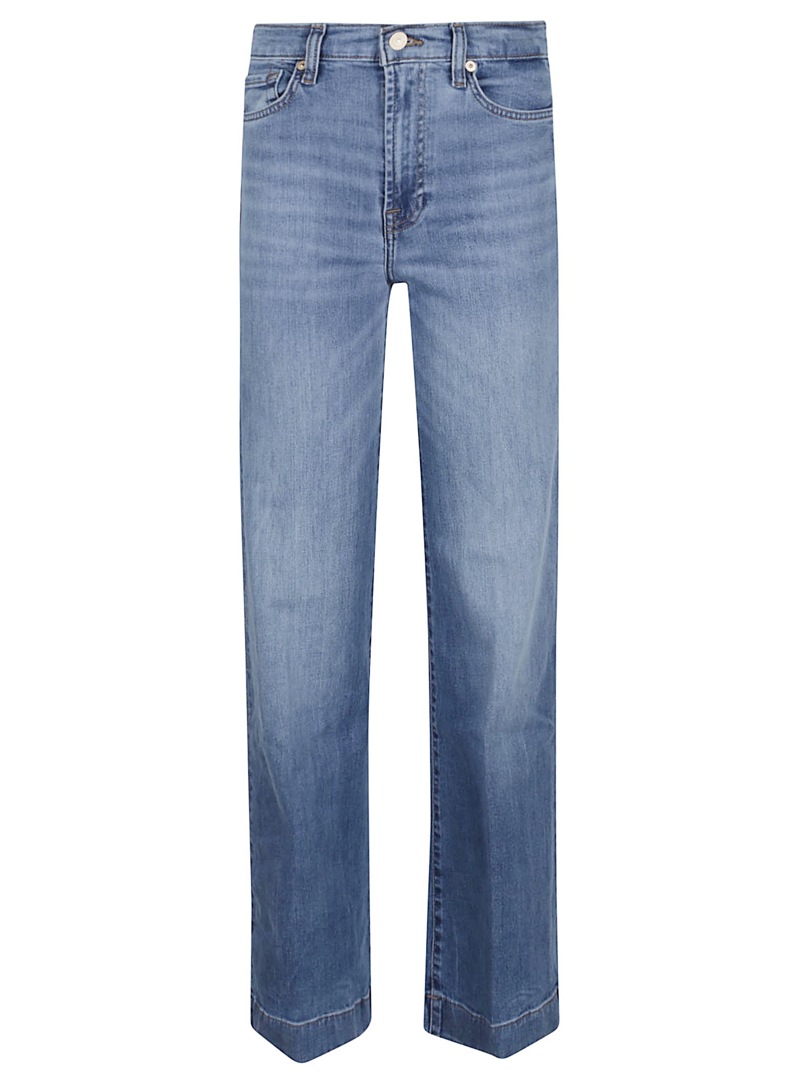 7 FOR ALL MANKIND High-Waisted Wide-Flared Jeans for Women - FW25