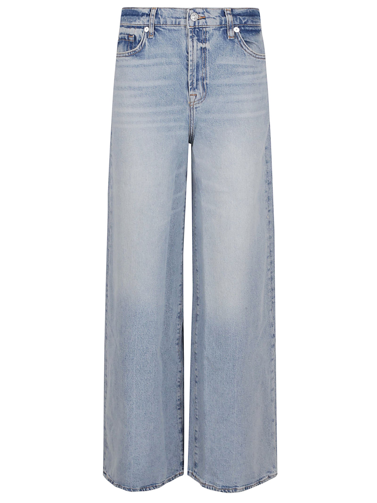 7 FOR ALL MANKIND High-Waisted Relaxed Fit Denim Jeans