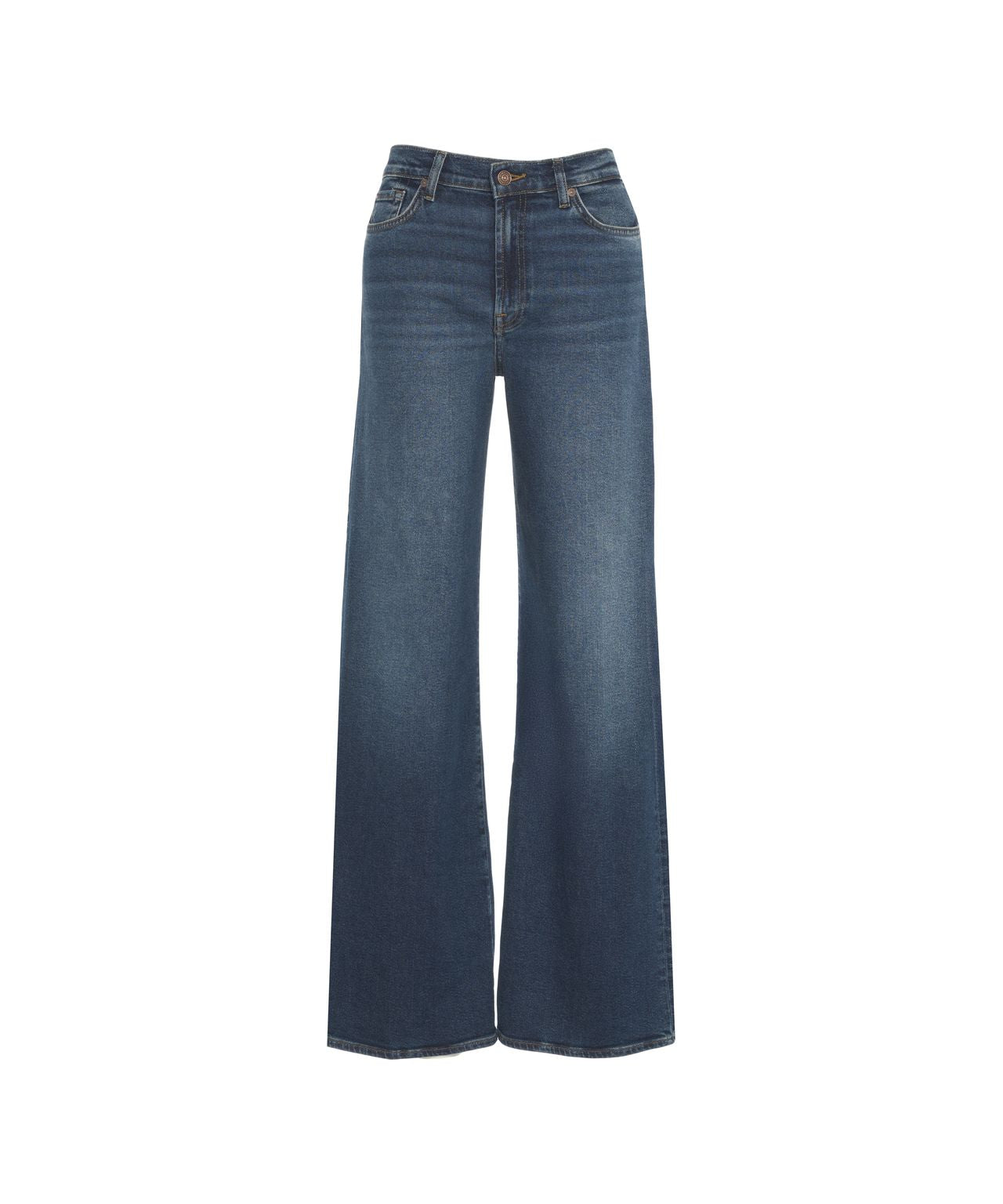 7 FOR ALL MANKIND High-Waisted Wide-Leg Jeans