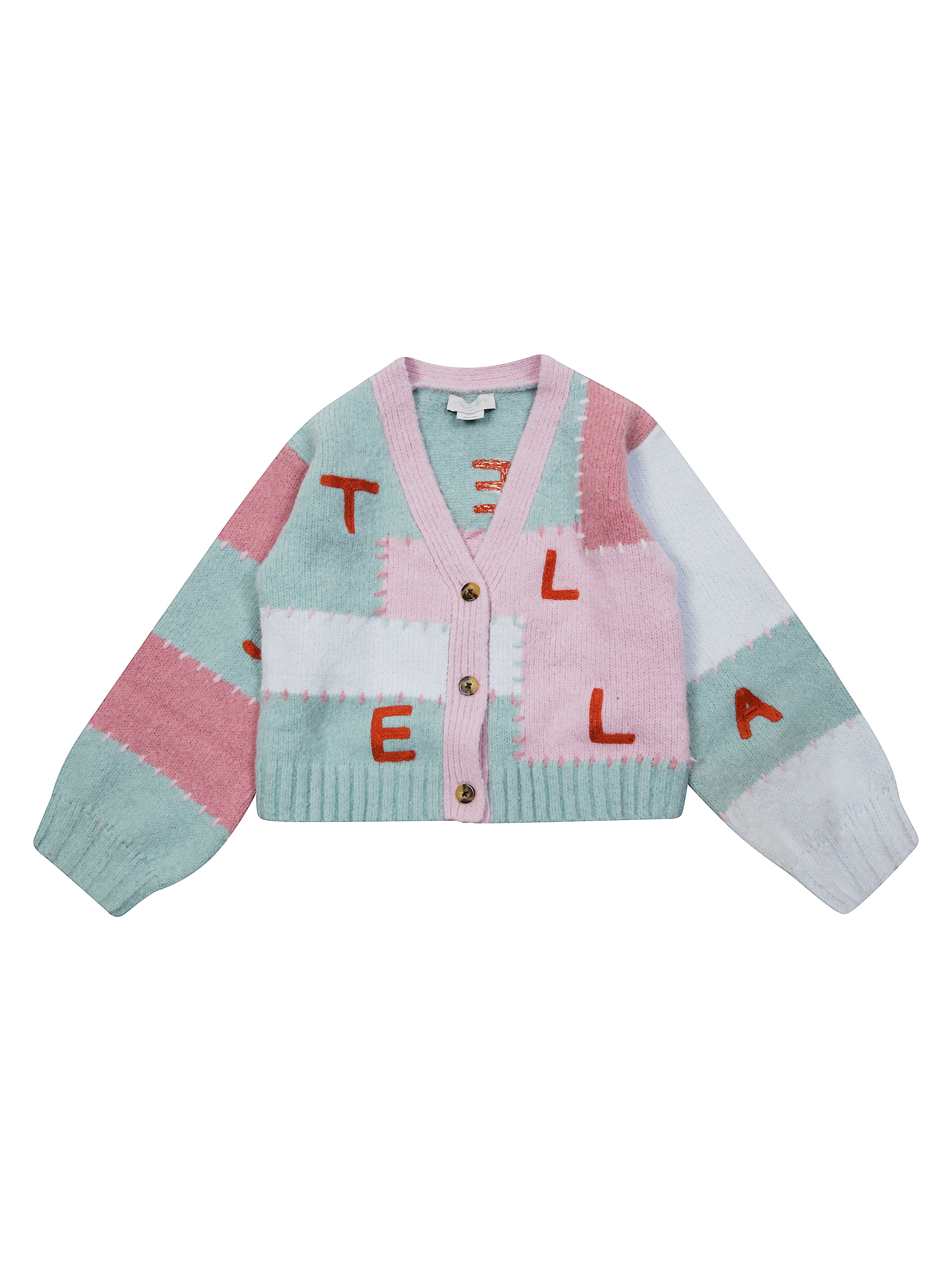 STELLA MC CARTNEY JUNIOR Mini Color Block Cardigan