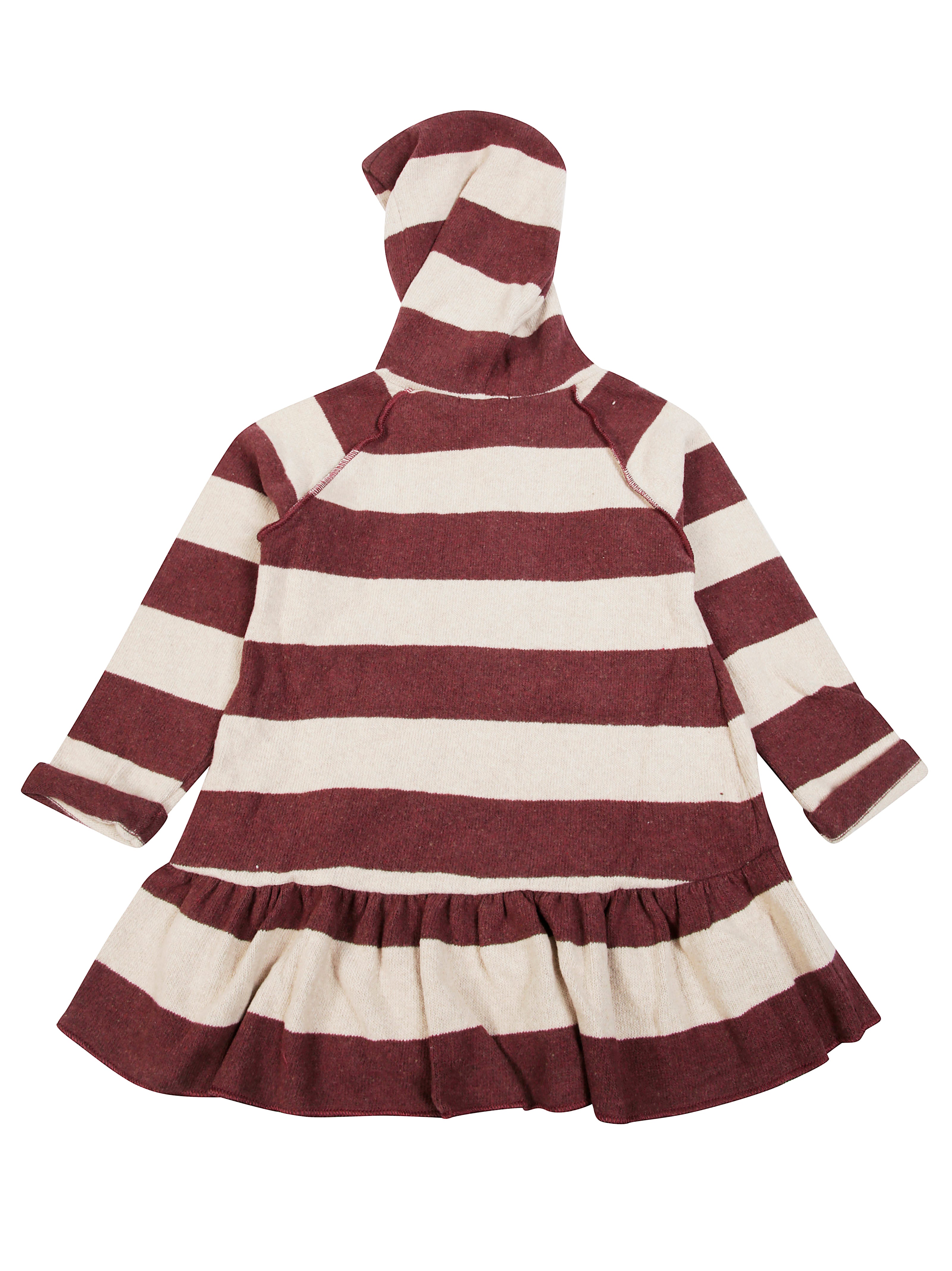 1+IN THE FAMILY Mini Striped Hooded Suit