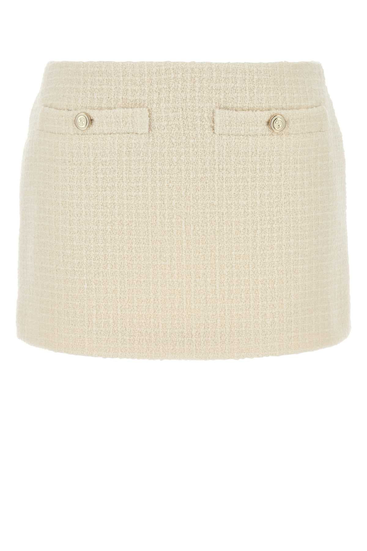 GUCCI Chic Mini Tweed Skirt