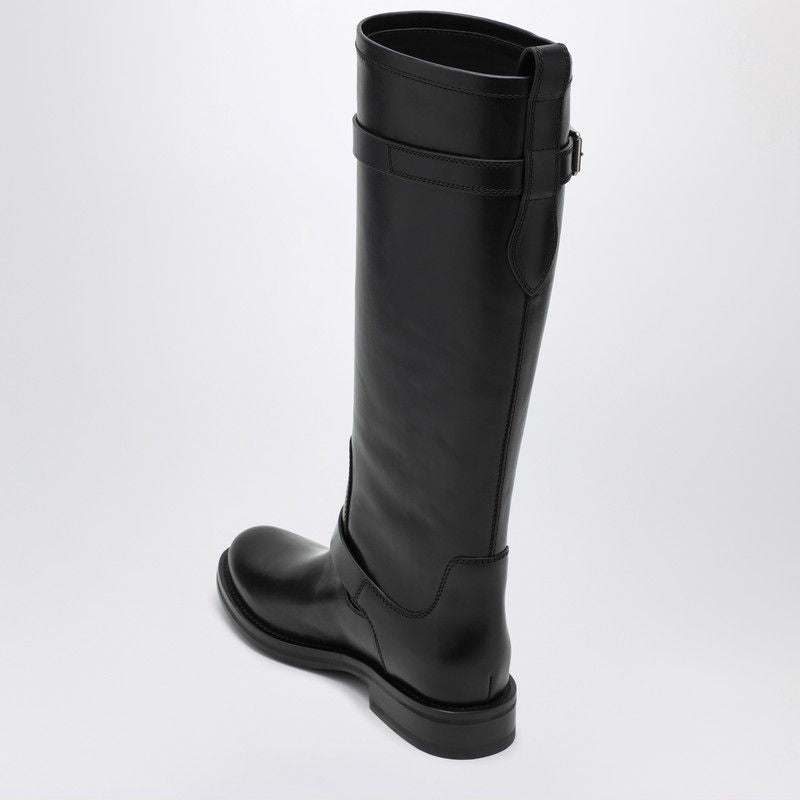 SAINT LAURENT Leather River Boots for Women