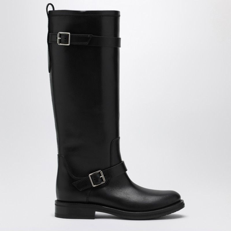 SAINT LAURENT Leather River Boots for Women