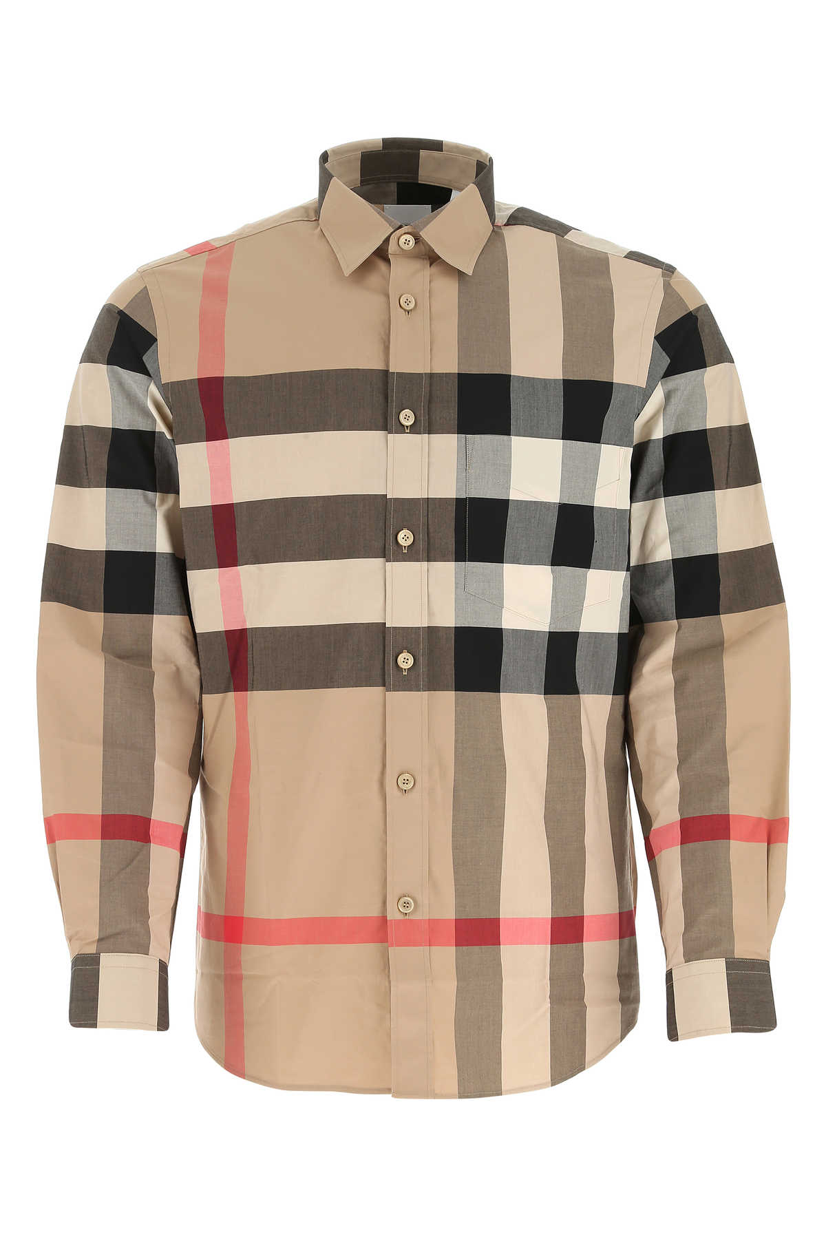 BURBERRY Checked Poplin Shirt for Men