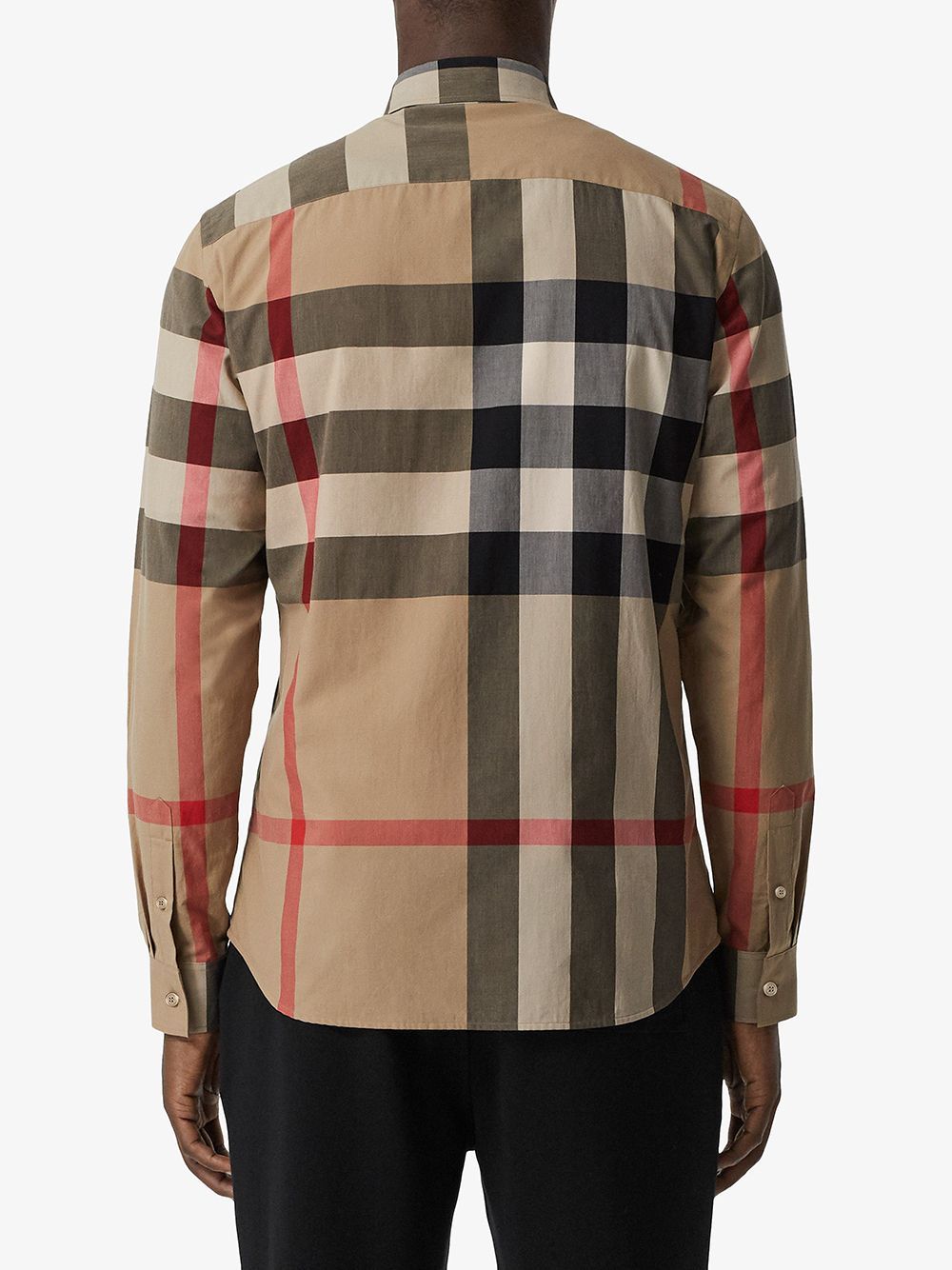 BURBERRY Checked Poplin Shirt for Men