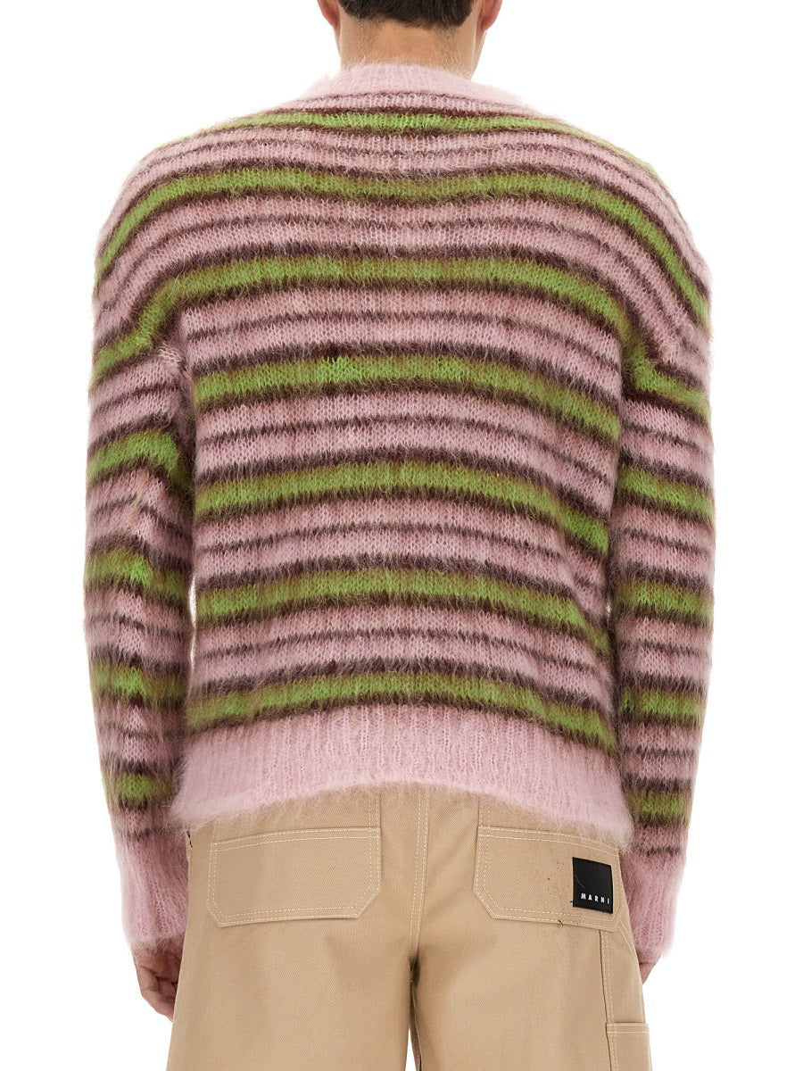 MARNI Comfort Fit Striped Shirt for Men