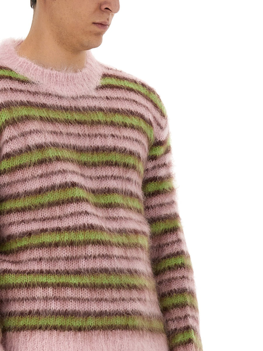 MARNI Comfort Fit Striped Shirt for Men