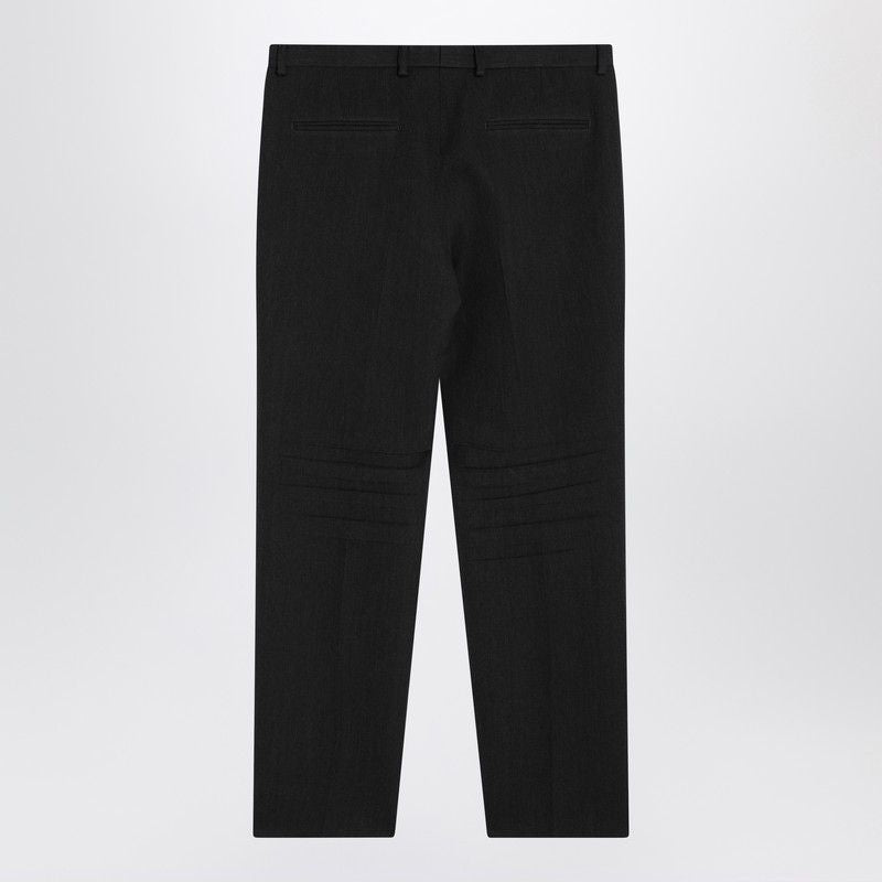GUCCI Men's Charcoal Wool Pants - FW24 Collection
