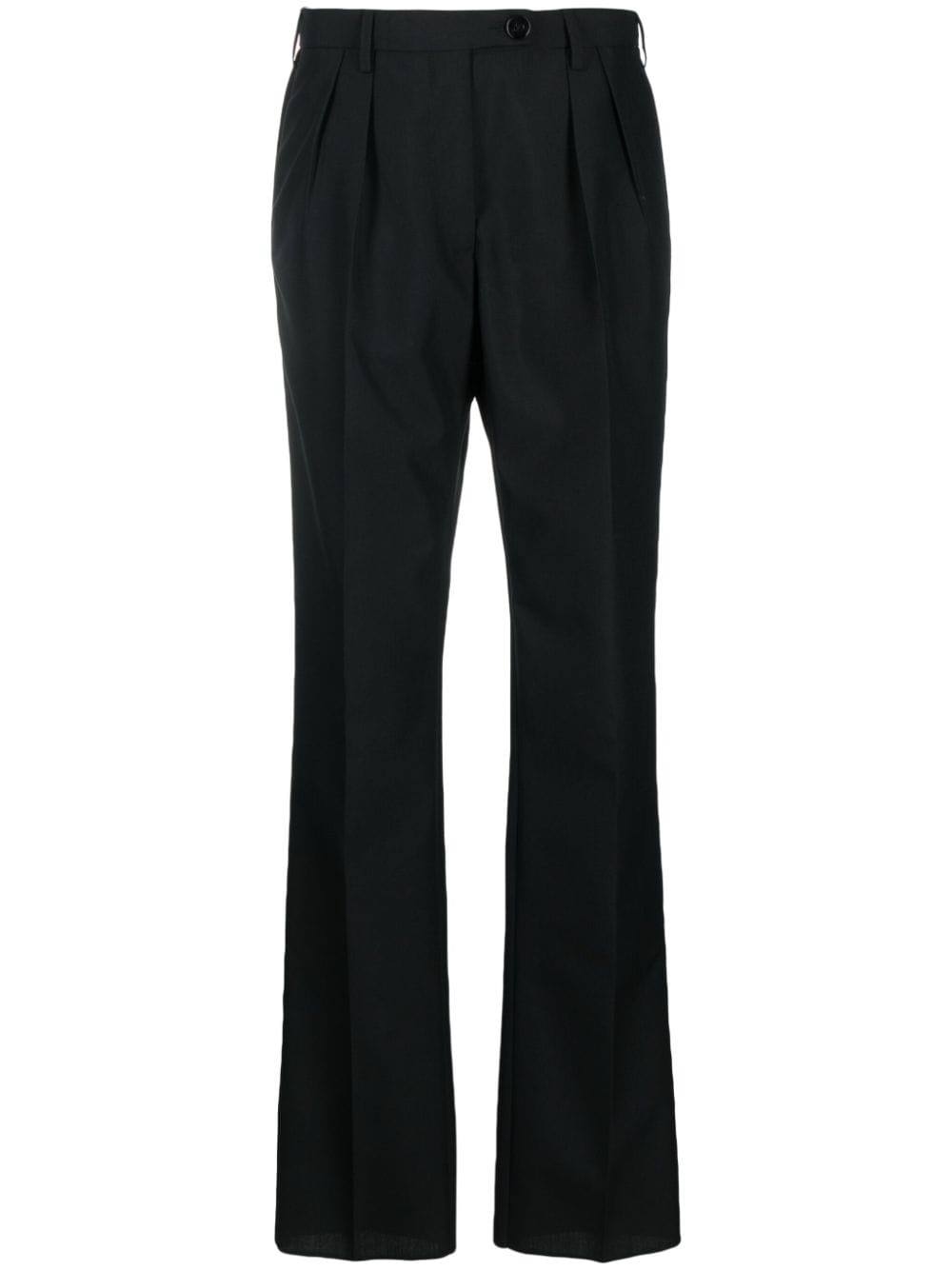 GABRIELE PASINI Wool Blend Trousers with Pleat Detailing for Women