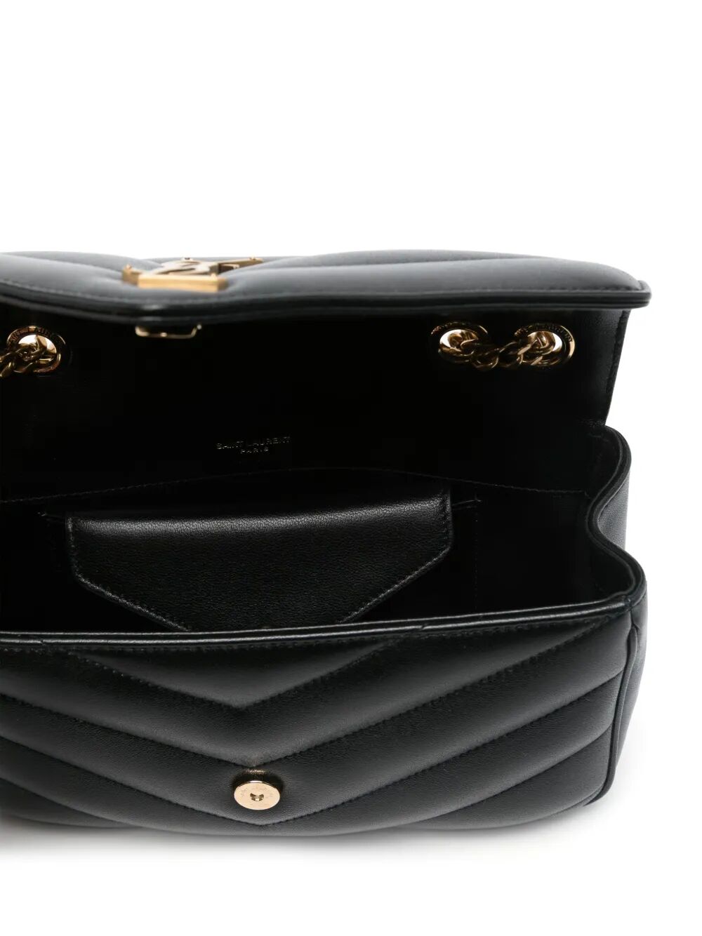 SAINT LAURENT Mini Leather Crossbody Handbag