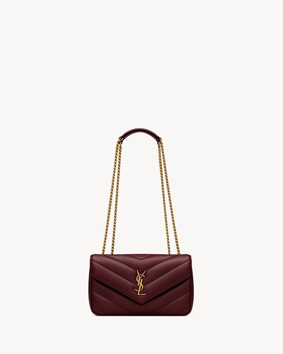 SAINT LAURENT Lamb Skin Mini Shoulder Handbag