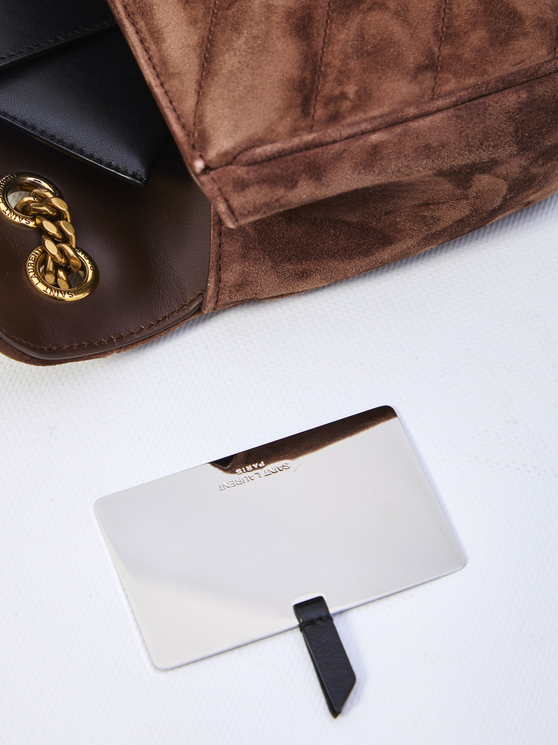 SAINT LAURENT 100% Leather Skin Shoulder Handbag